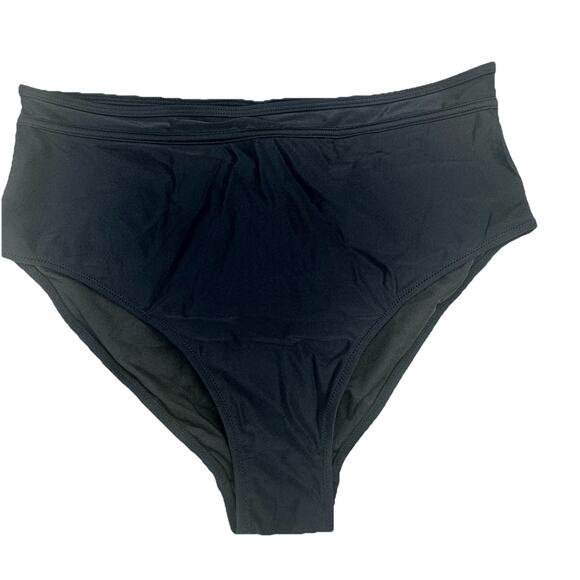 BMJL Women's Black High Waisted 2-Piece Set Sporty Swimsuits Padded Size XL NEW - Picture 5 of 8